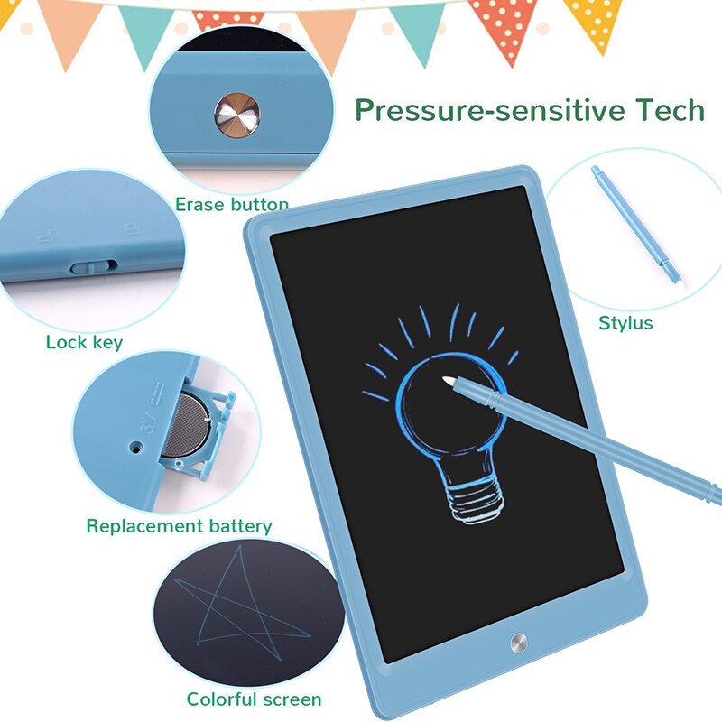 12 Inch LCD Writing Tablet Electronic Digital Electronic Graphics Drawing Board ultra-thin Drawing Tablet with pen