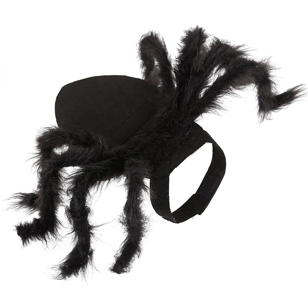 Sjove hundetøj kravlende edderkop kostume halloween cosplay dragt til små hunde hvalpekatte fest tøj kæledyr tøj s / m: M