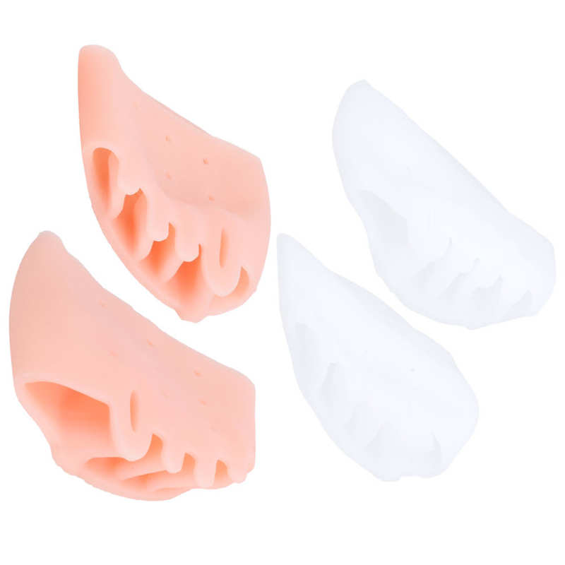 Voet Duim Eversie 5 Paar Siliconen Voet Duim Eversie Corrector Toe Orthese Separator Overlap Splitter Teen Juiste Separator
