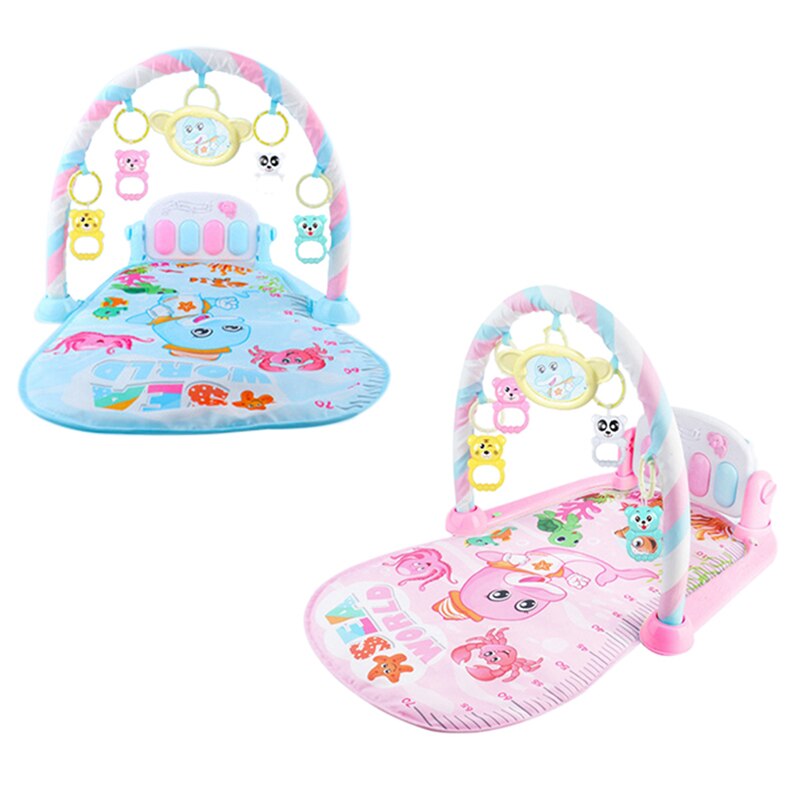 Baby speelmat, baby gym speelgoed, 0-12 , zacht licht, rammelaars, muziekmat, kruipmat voor baby's, speelgoed