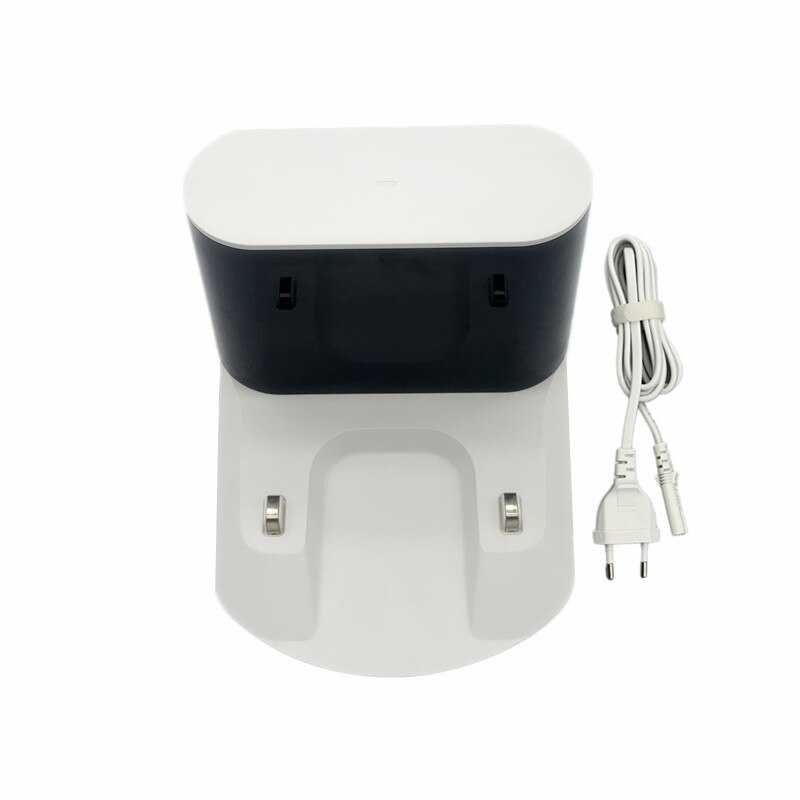 Originalt roborock tilbehør robotstøvsuger oplader dock reparationsdele til roborock  s50 s51 s55 s5 max  s6 oplader base: Hvid