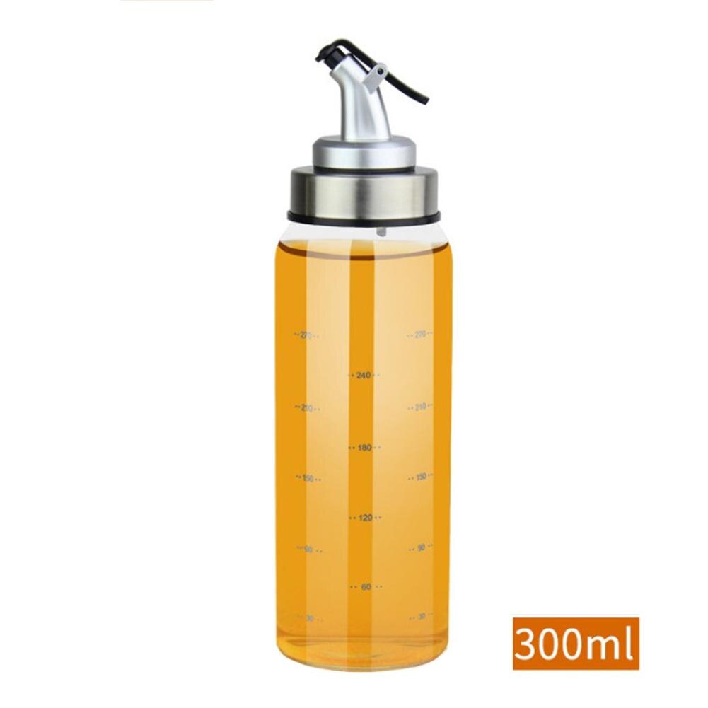 condimento de cocina borosilicato de acero inoxidable vinagre aceite de oliva dispensador botella olla a prueba de fugas cocina caja de condimentos: 300ML