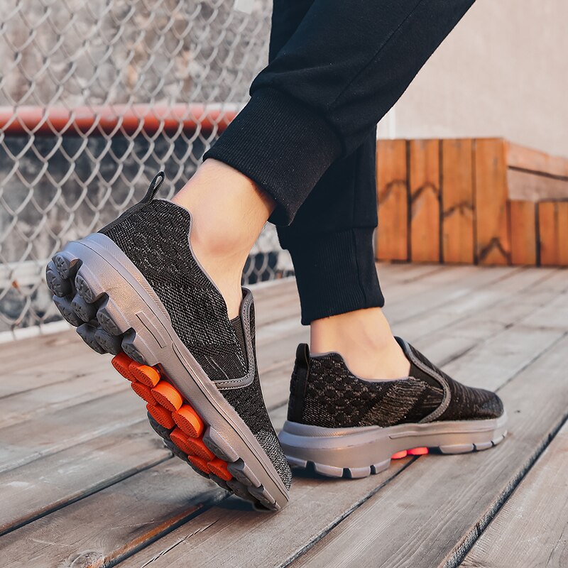 Mocassins de Golf pour hommes, chaussures d'été respirantes à clous, de Sport, de marche, d'entraînement pour l'été, sans lacet
