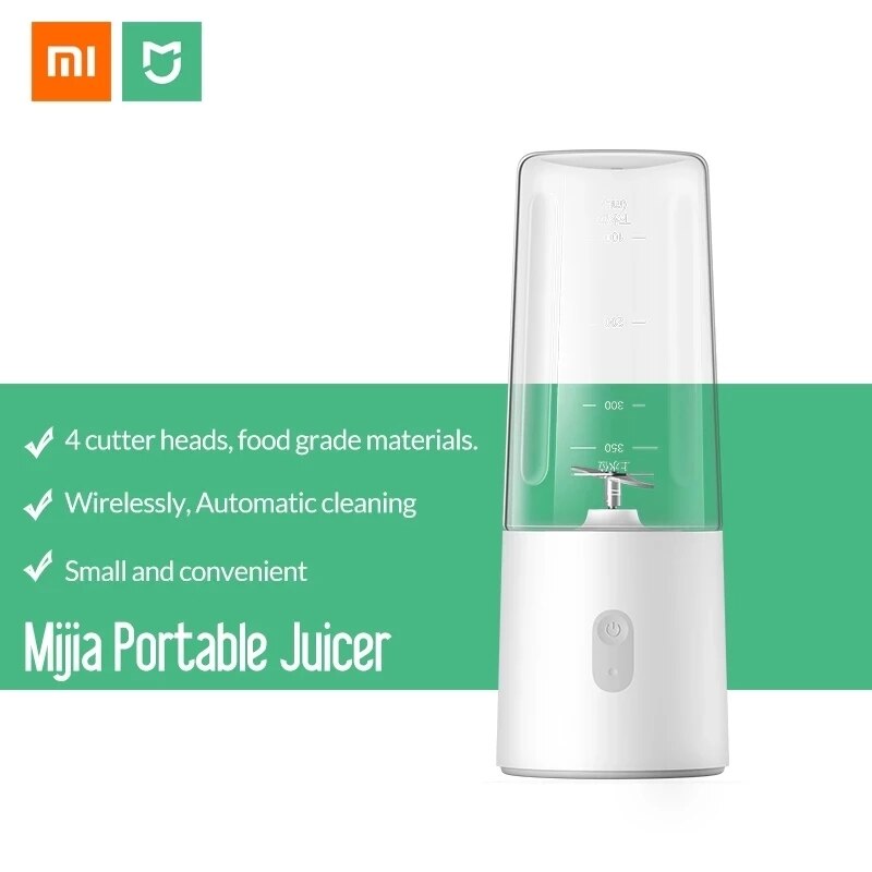 Xiaomi Mijia Mini Blenders Kleine Draagbare Opladen Juicer Fruit Cup Keukenmachine Elektrische Keuken Mixer Quick Sap 350Ml: Default Title