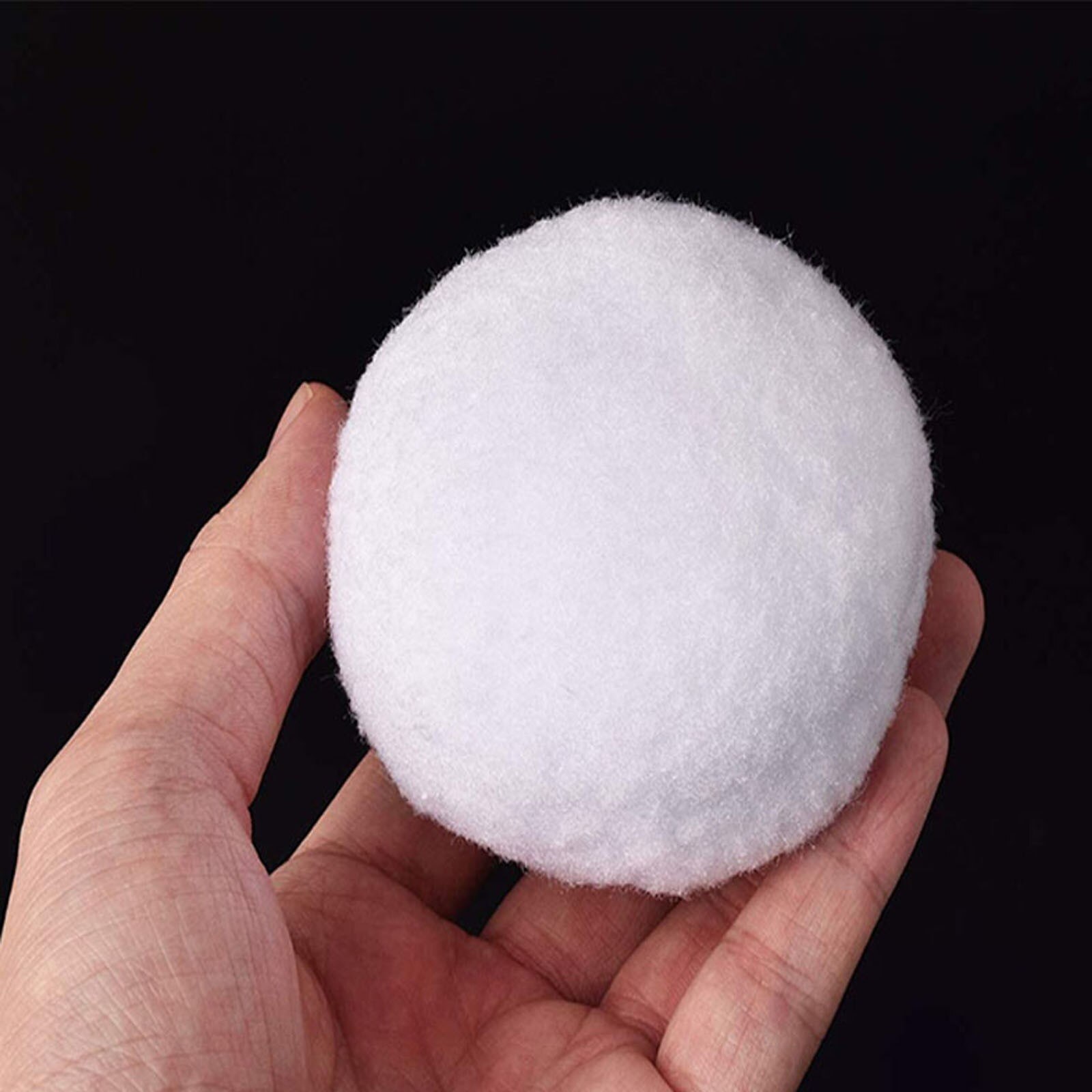 30 pcs 7.5cm Christmas Snowballs Indoor Realistic Soft Plush Snow Balls Xmas Decoration Ornaments