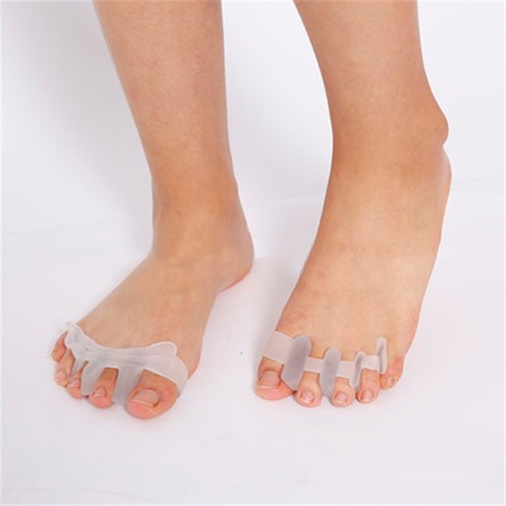 1 paar 5 Tenen Separator Hallux Valgus Orthese Protector Rechtzetten Voetverzorging Tool