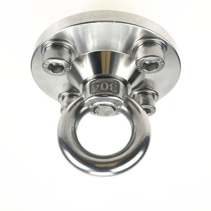 360 Rotate Home Gym Ceiling Mount Anchor Yoga Swing Hammock Sandbag Hooks Boxing Battle Rope Suspension Strap Buckle Trainer