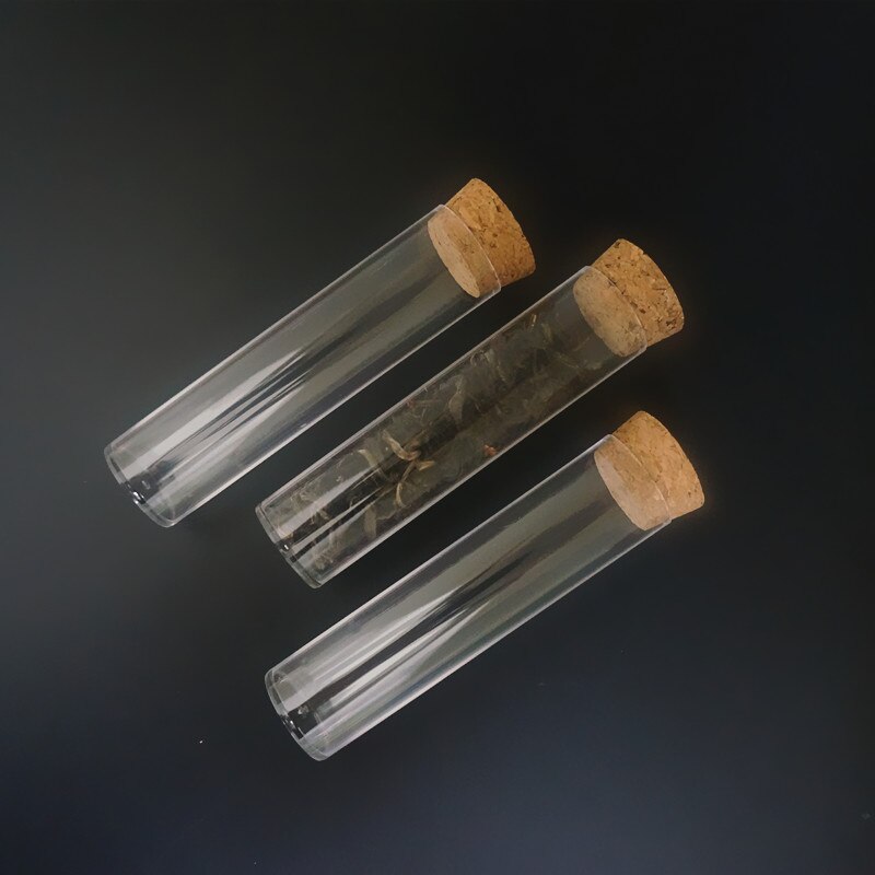 100 sztuk/paczka 25x95mm z płaskim dnem herbaty z tworzywa sztucznego probówki Drosophila fiolki kultury rury z korka korki darmowa wysyłka