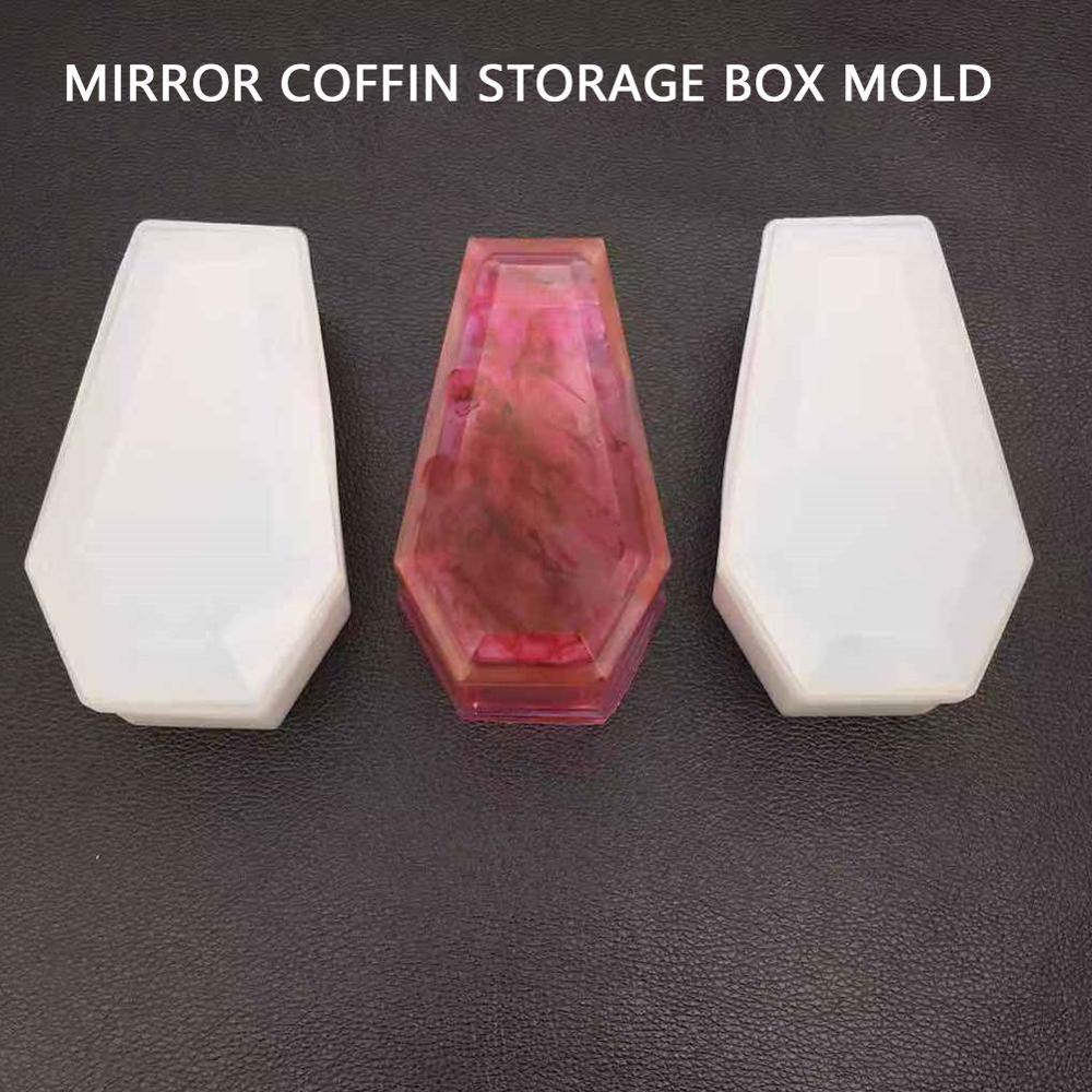 Vampyr kiste trinket box kiste opbevaringsboks silikone harpiks kunst skimmel container halloween forsyninger