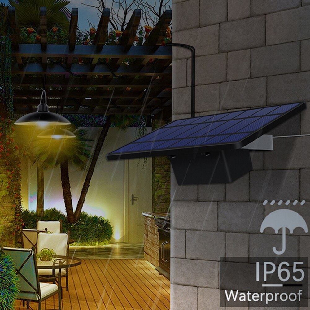 Wide Adjustable Home Solar Pendant Lights IP65 Waterproof Storage Room Garden Balcony Led Emergency Shed Lamp Remote Control