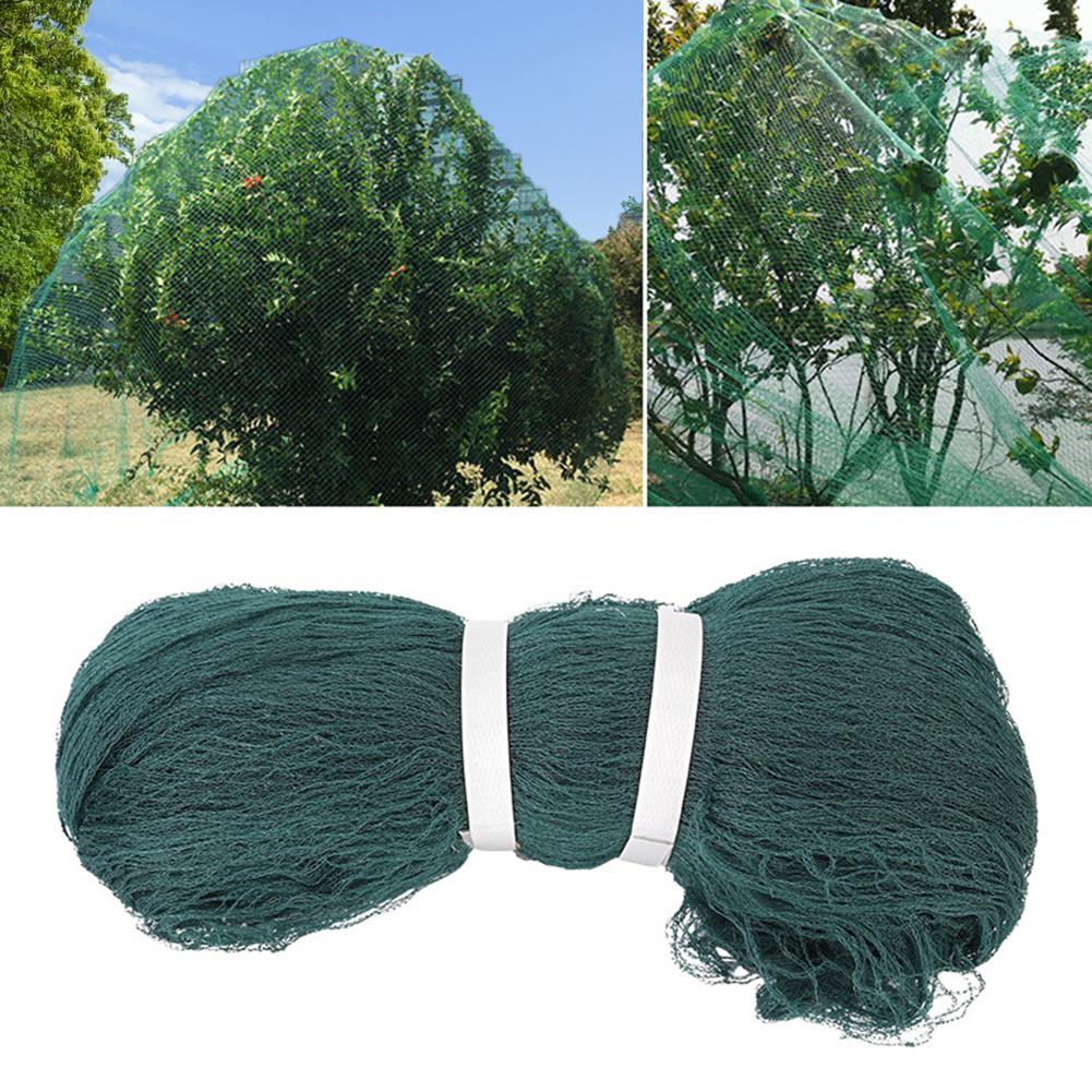 Red de Protección de árboles frutales reutilizable, Red de aves de polietileno, cercado de red de jardín reutilizable para frutas, protección de vegetales