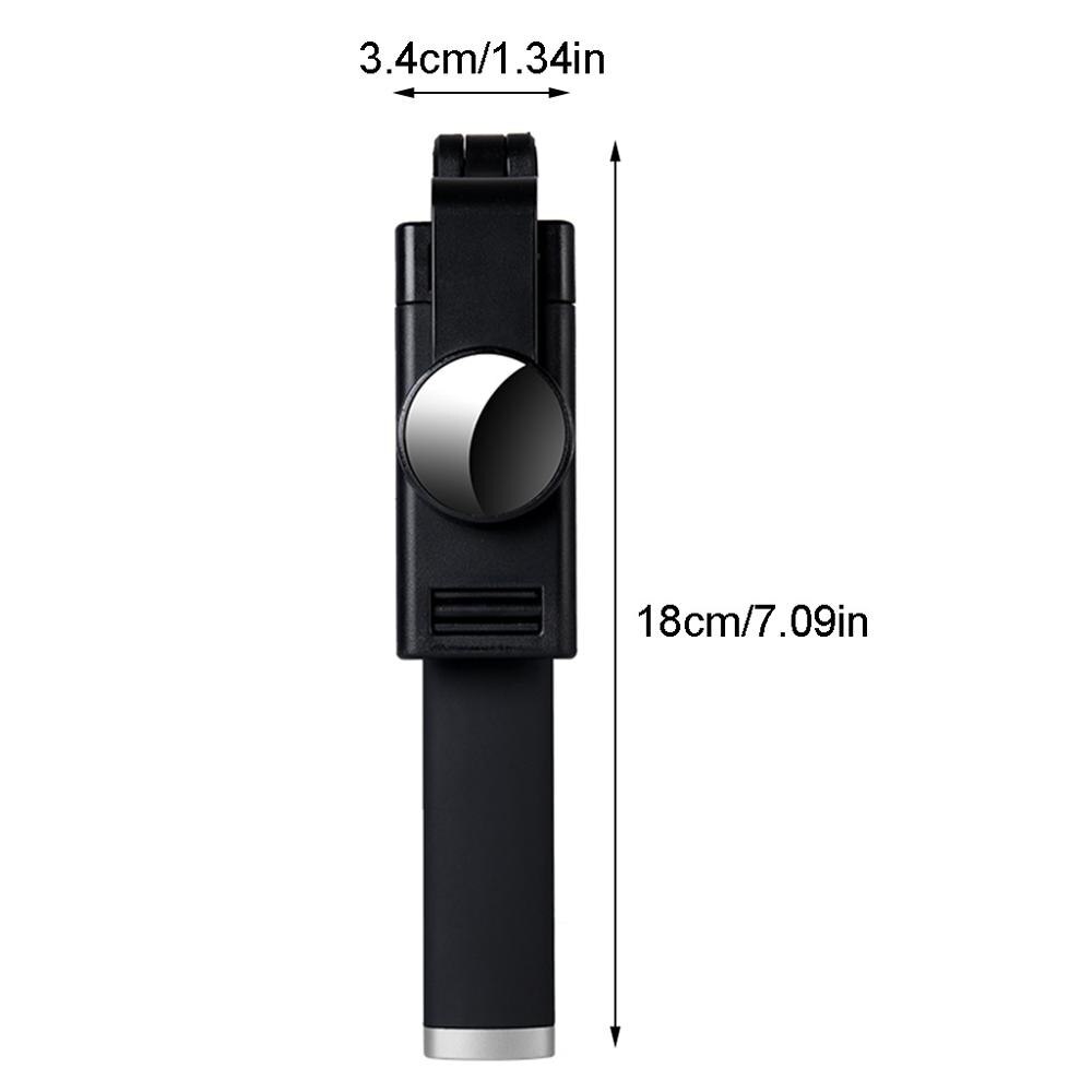 Multifunktionaler bluetooth-selfie-stick mit stativ, teleskopisch ausziehbar und faltbar, als hand-monopod für iphones/android-handys
