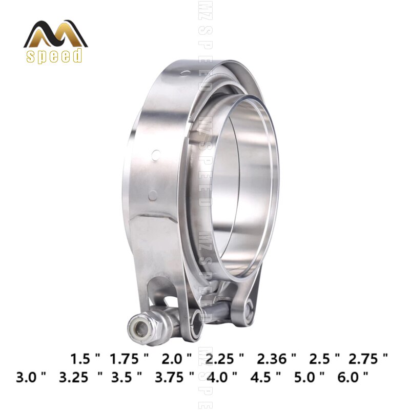 Stainless steel V-groove Exhaust pipe universal connection chuck Turbine pipe clamp universal type
