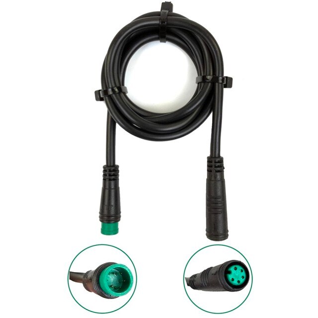 2/3/4/5 Pin Kabel Ebike Display Connector Waterdichte Connector Signaallijn 80Cm Elektrische Fiets Display Extension kabel Connector: 5pin Female Male