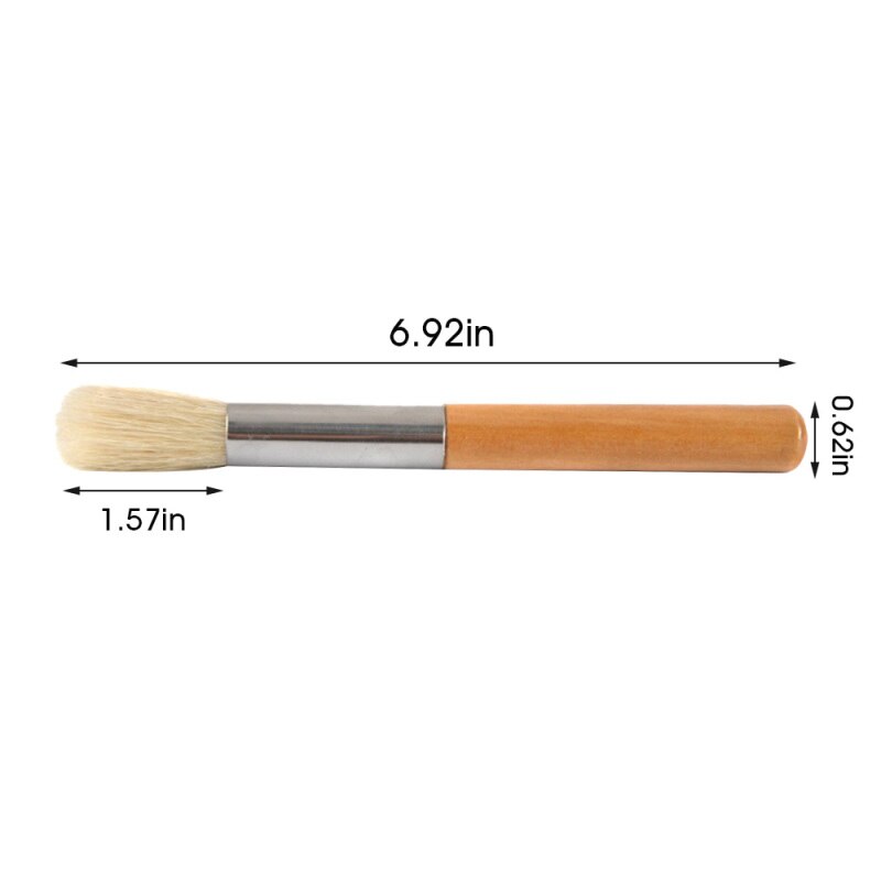 Coffee Machine Grinder Cleaning Brush Bristle Wooden Handle Milk Coffee Powder Brushes Household Bar Cleaning Brush Tool