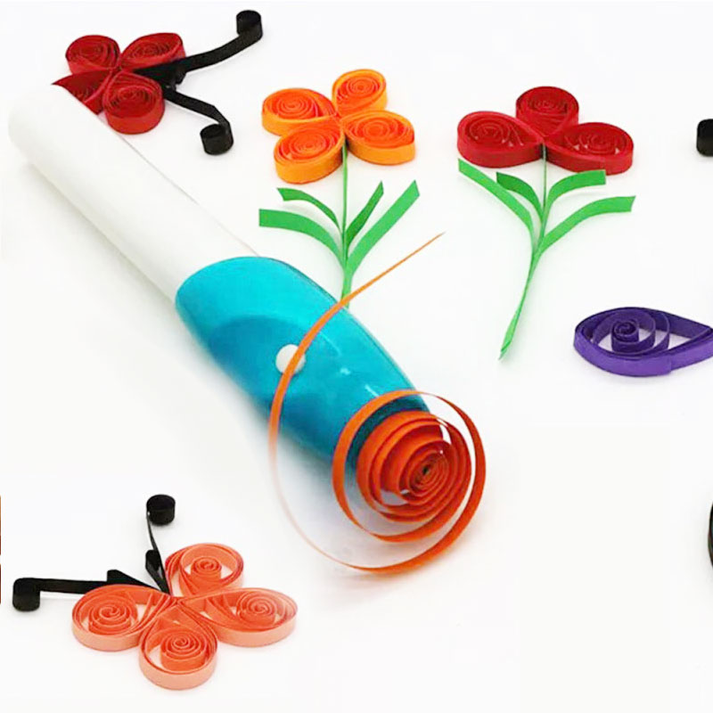 Eléctrica herramientas para filigrana de papel de Winder de Curling de la pluma para jardín de Casa Origami arte hecho a mano papel para manualidades herramienta