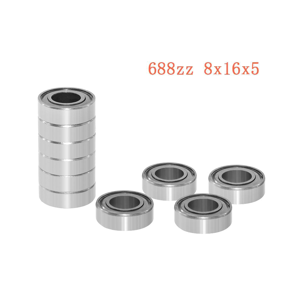 10 pièces 626ZZ/624ZZ/623ZZ/688ZZ roulement à billes 6x19x6mm en acier Miniature à haute teneur en carbone simple rangée roulement à billes 625ZZ et imprimante 3d