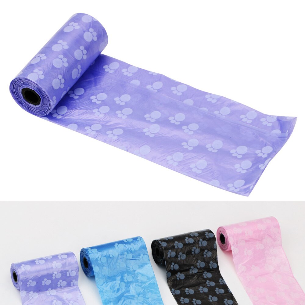 2 Rolls 30 Pcs Cat Dog Poop Bags Home Clean Refill Garbage Bag Degradable Outdoor Pet Waste Clean Poop Bags Printing Pet Supply