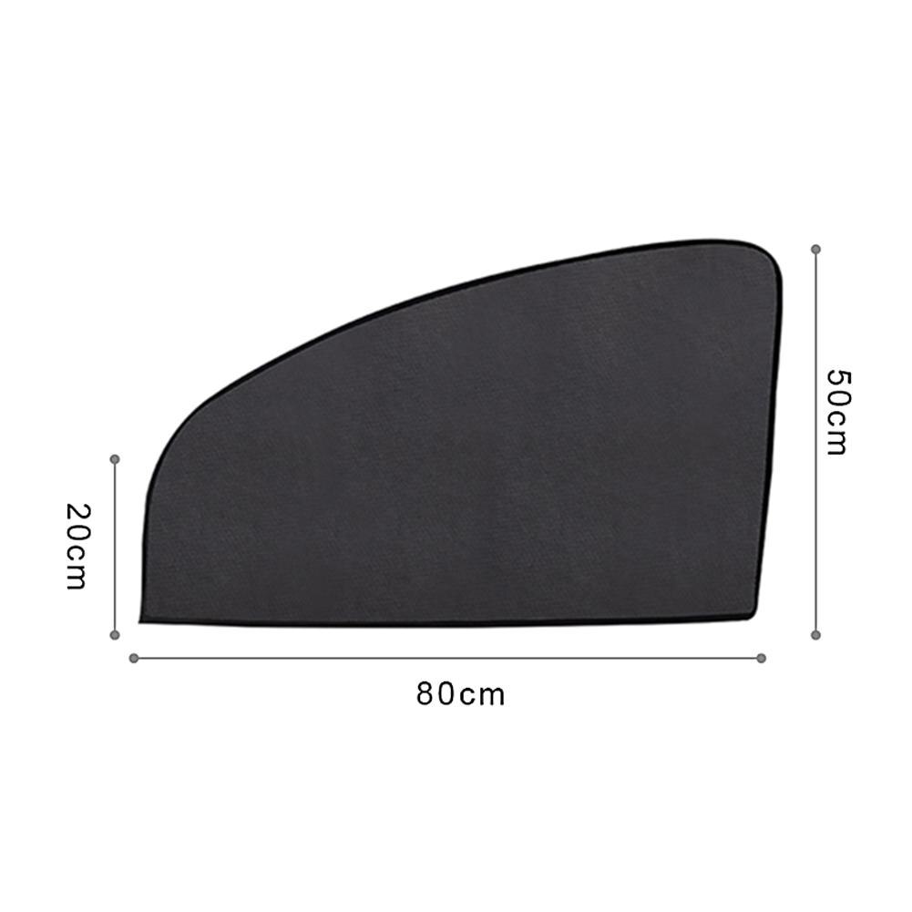 Carro magnético sol sombra proteção uv pára-sol janelas do carro eficaz bloqueio de calor fácil instalação cortina automóvel: FrontX2