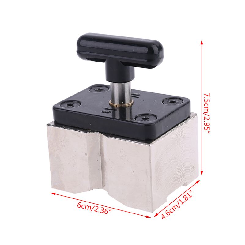 MWC1-90 Strong ON-OFF Square Welding Magnet Switchable Powerful Neodymium Magnetic Clamp Magnetic Welding Jig