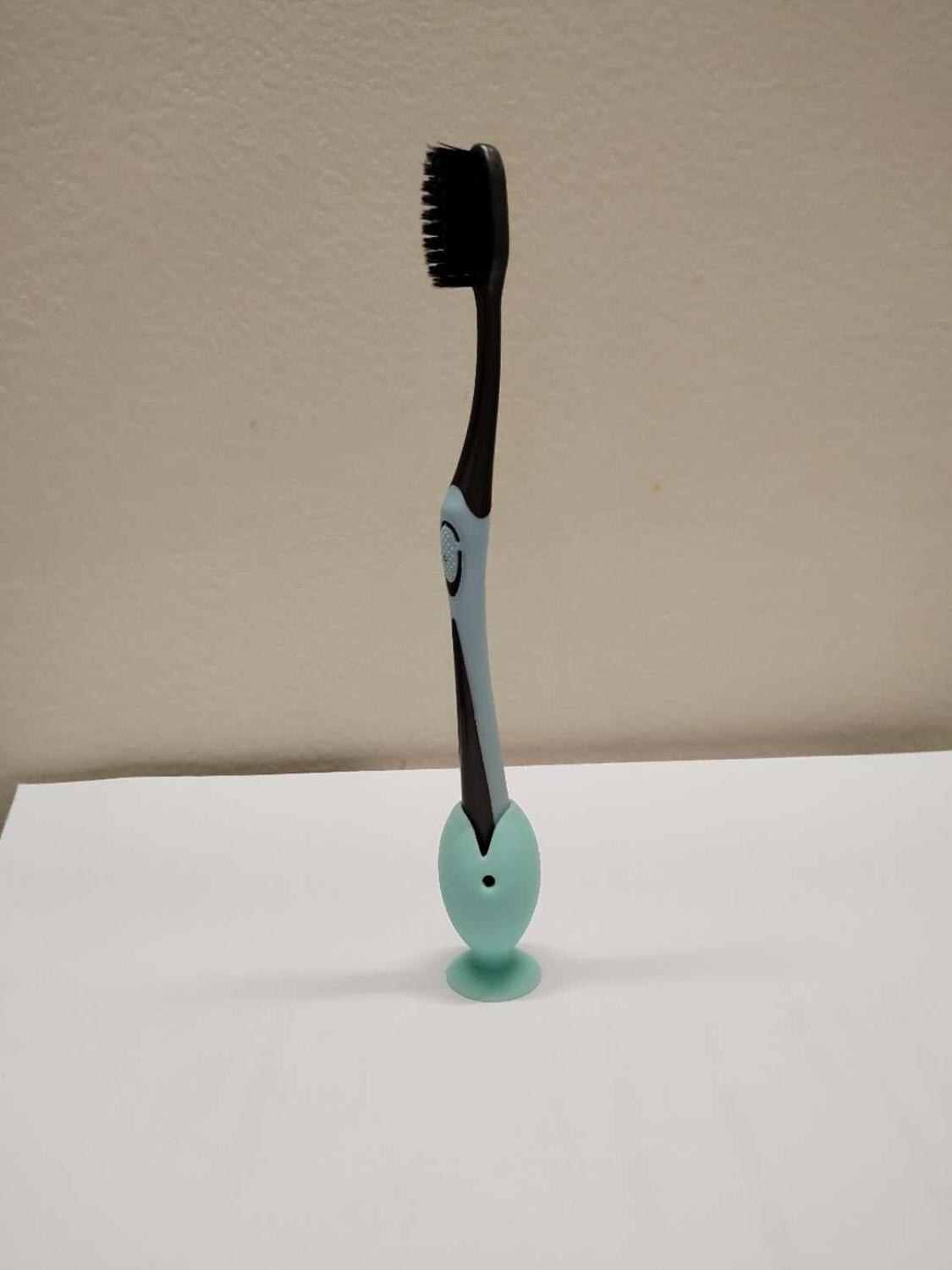 Cute Cartoon Fish Silicone Toothbrush Holder,45mm Mini Toothbrush Base Bathroom Toothbrush Storage Tool Toothbrush Bracket: Nordic Green