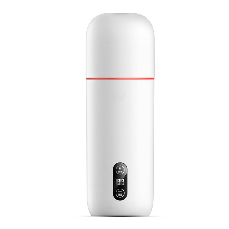 Smart Elektrische Warm Water Cup Kleine Verwarming Draagbare Reizen Waterfles Smart Warmte Behoud Geïntegreerde Gezondheid Cup: VS