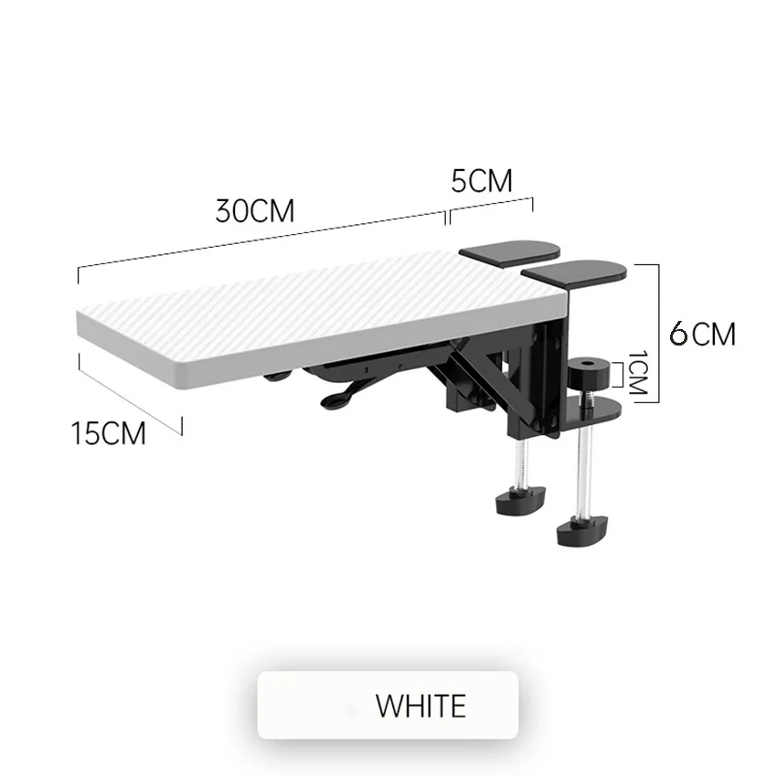 Wood Computer Arm Bracket Convenient Mouse Pad Holder Computer Desk Extender Foldable Armrest Rack for Desk Home Desktop