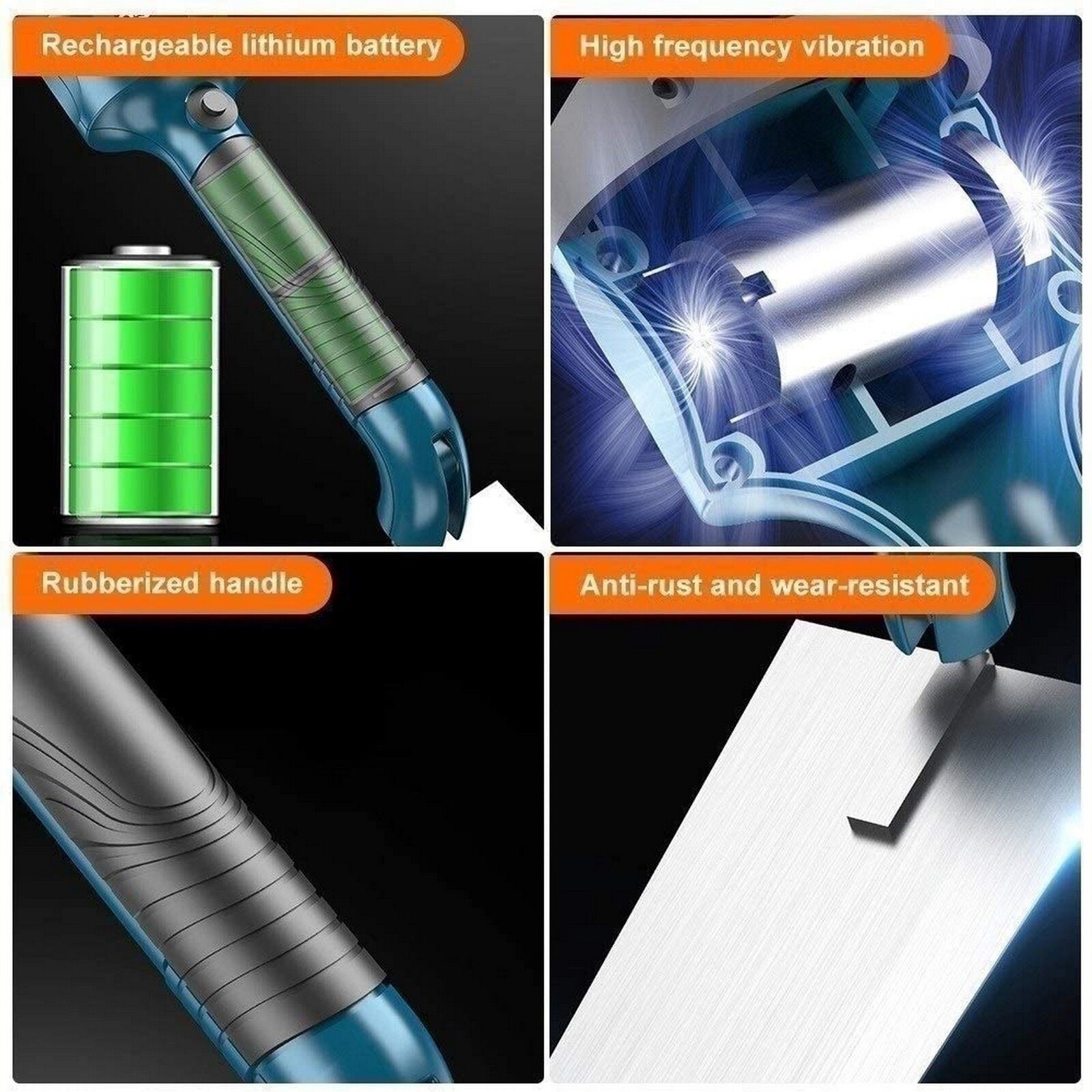 Elektrisk nivellering väggplatta vibrationsmaskin golvväggsplattor keramiska plattor vibrationsnivellering uppladdningsbar med 2 batterier