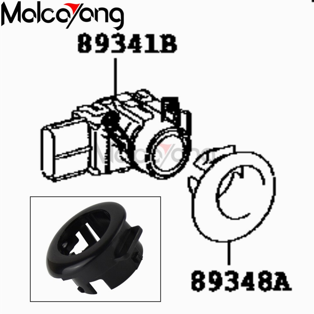 Parkeringssensorholder 89348-28090 til toyota previa lexus  lx460/570 bilparkeringsbeslag 8934828090