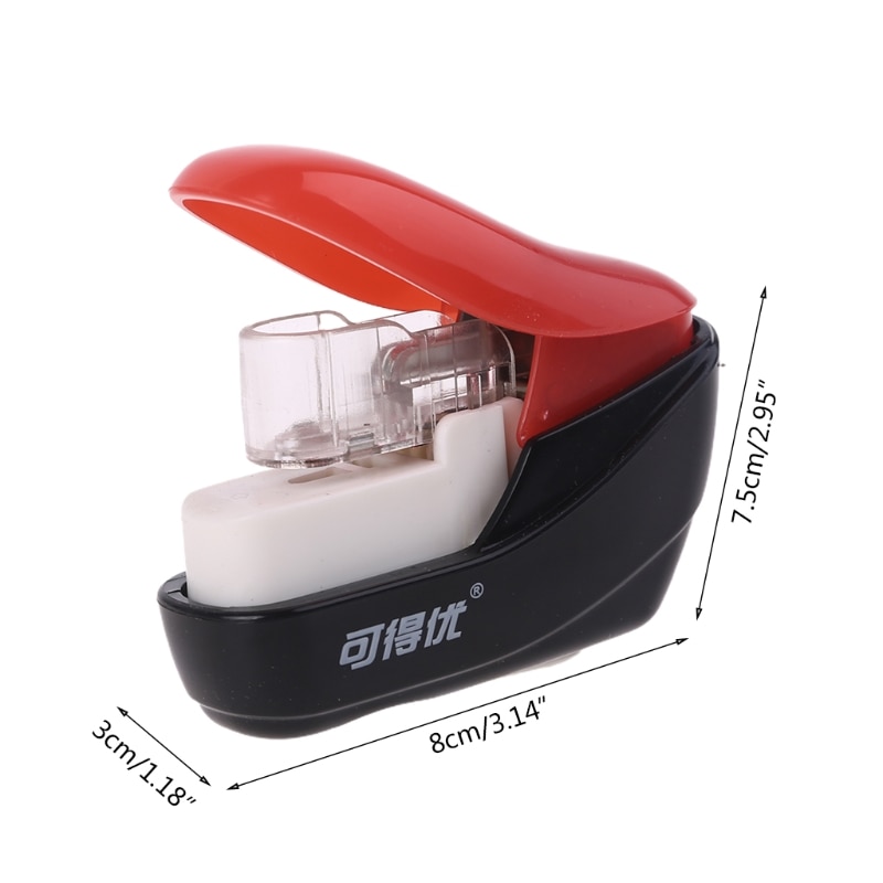 No Staples Nail Free Stapler Mini Cute Paper Book Binding Stapling Machine Stapleless Staplers Stationery