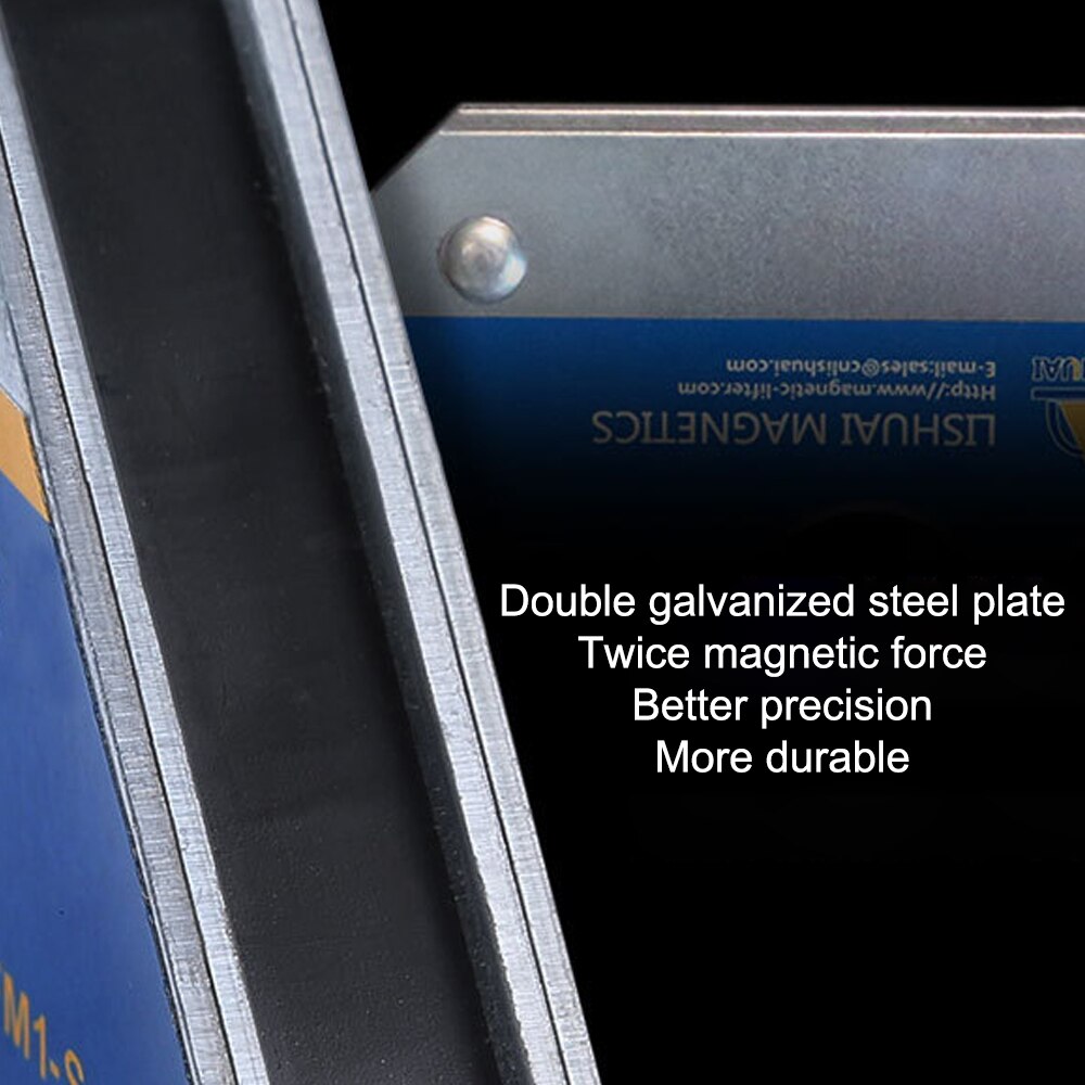 4 stk stærk pil magnet svejseholdere multi-vinkel magnetisk svejsning positioner fixer ingen deformation ferrit power locator værktøjer