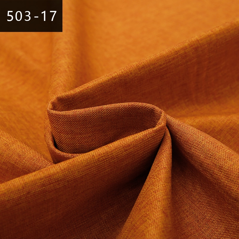 Fabric for sofa Linen fabric material polyester upholstery fabric for table DIY and sewing