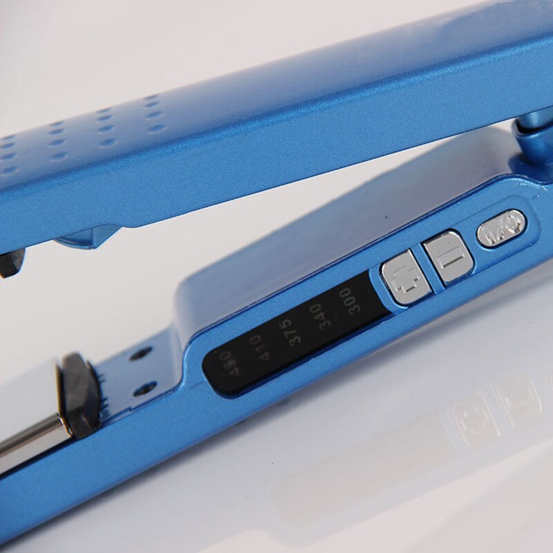 Las últimas placas de titanio Nano de titanio de Chapinha Prancha 1 1/4 "alisador de pelo plancha plana 110-240V