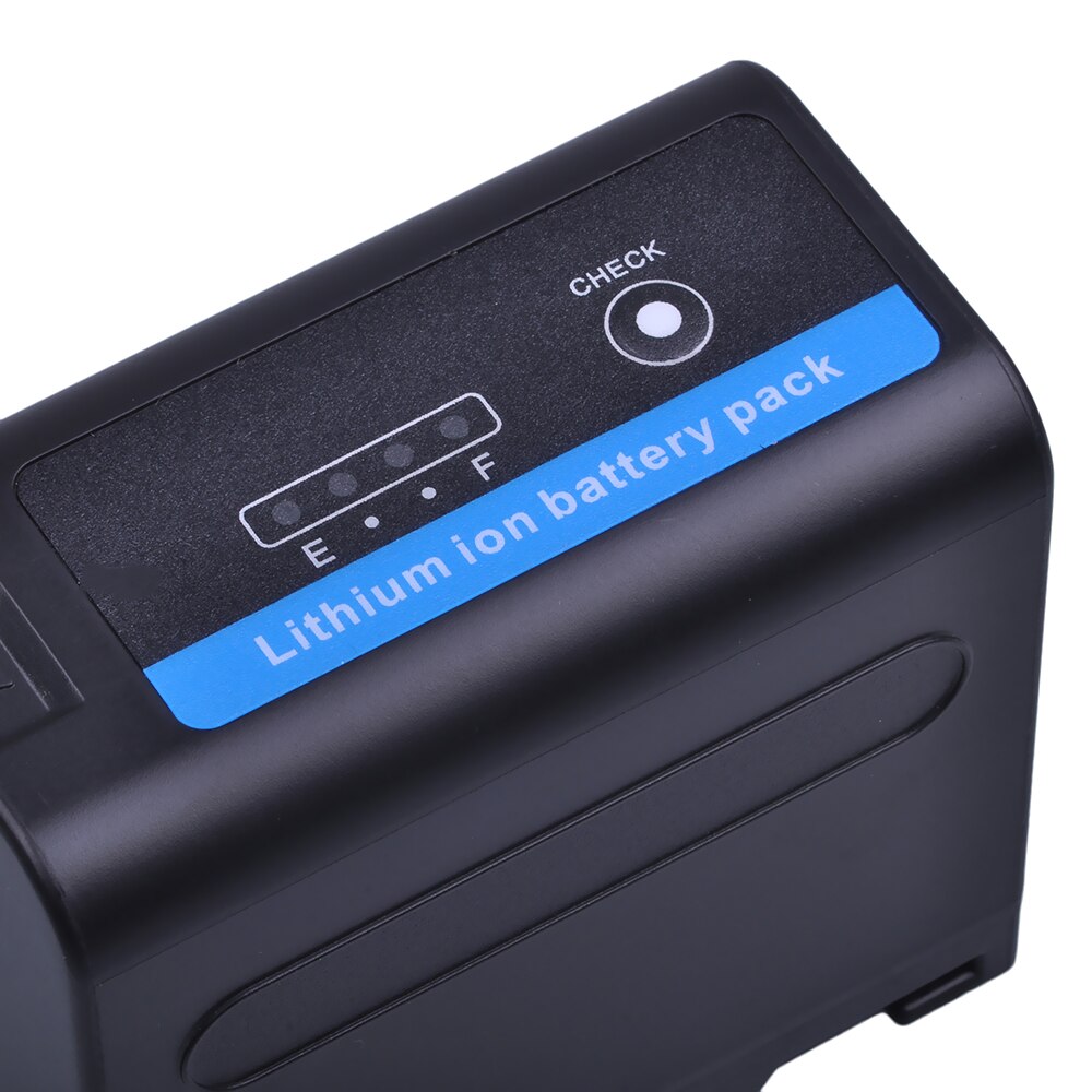 2 pièces 7.2 V 7200 mAh NP-F970 NP-F960 Batterie Appareil Photo avec alimentation LED Indicateur pour Sony NP-F960 NP-F970 Batterie NP F960 Batteria