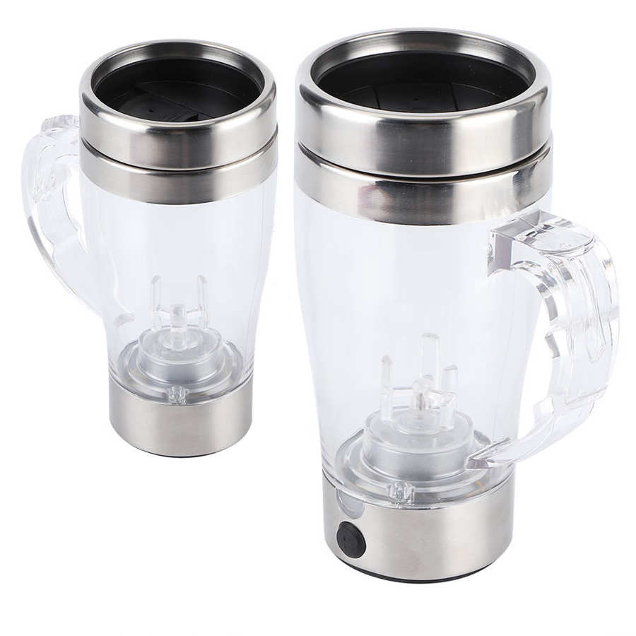 350Ml Rvs Beker Automatische Elektrische Koffie Zelf Roeren Beker Mixing Mok Voor Home Office Keuken Gadget