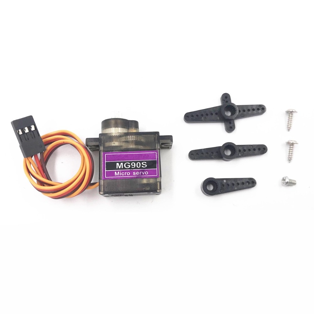 2/5/10/20/100 pcs/lot MG90S gear Digital 9g Servo SG90 For Rc Helicopter Plane Boat Car MG90 9G Trex 450 RC Robot Helicopter