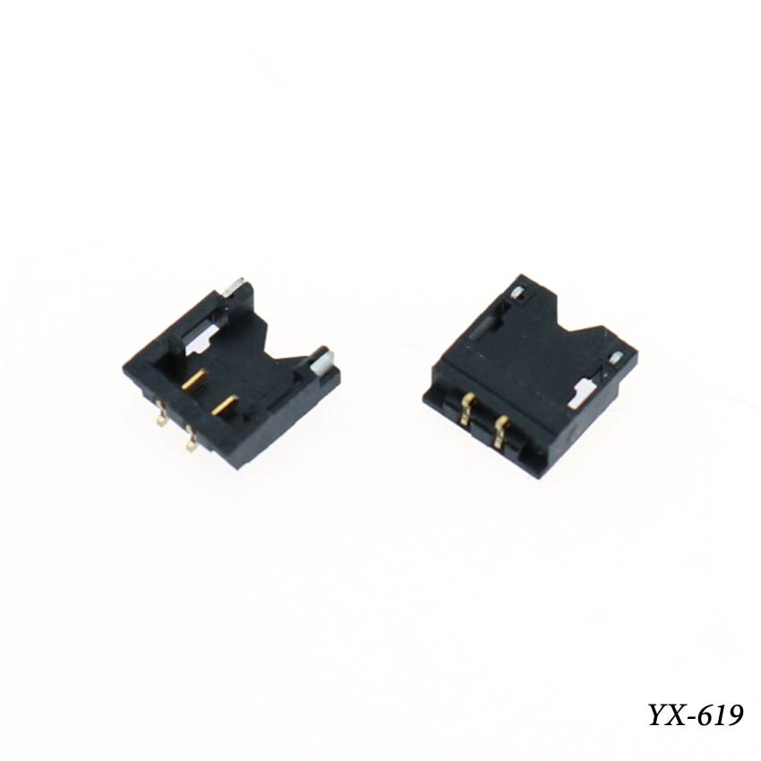 Yuxi 2 stk reservedeler for nintend switch ns joy con pcb board flex kabel kontakt socket klips reservedeler: C
