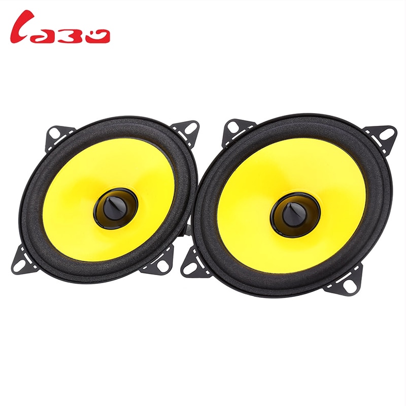 2 stks LABO LB-PS1401D 4 "Voertuig Luidspreker Automobiel HiFi Volledige Range Kauwgom Edge Speaker 88dB Gevoeligheid