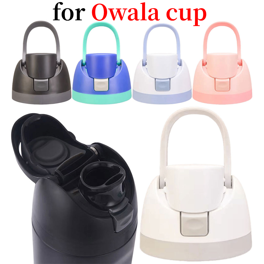 Replacement Cap No Water Leakage One Button Water Bottle Top Lid / Base BPA-Free Replacement Lid for Owala Freesip Bottle
