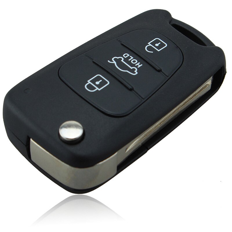 3 Button Flip Folding Remote Key Fob Shell Case Re... – Grandado
