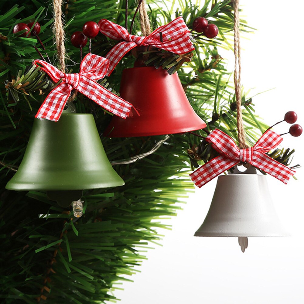 Kerstboom Decoratieve Bel Opknoping Pandant Metalen Bell Xams Decor Ornamenten Voor Thuis Bar Party Supply