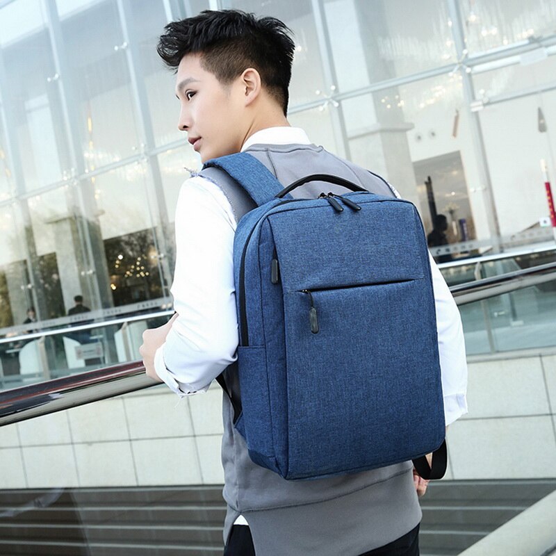 Official Backpack For 15.6 Inch Laptop USB School Bag Rucksack Men Backbag Travel Daypack Male Backpack Mochila