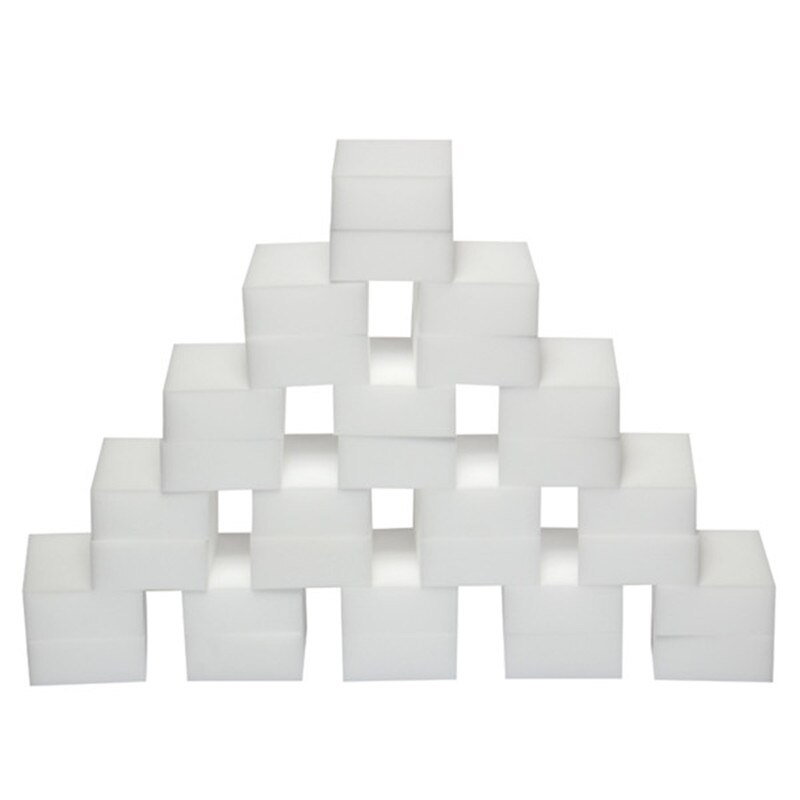 50 pieces melamine magic eraser bathroom office car dish kitchen washing clean keyboard cleaner eco-Friendly nano sponge scrub