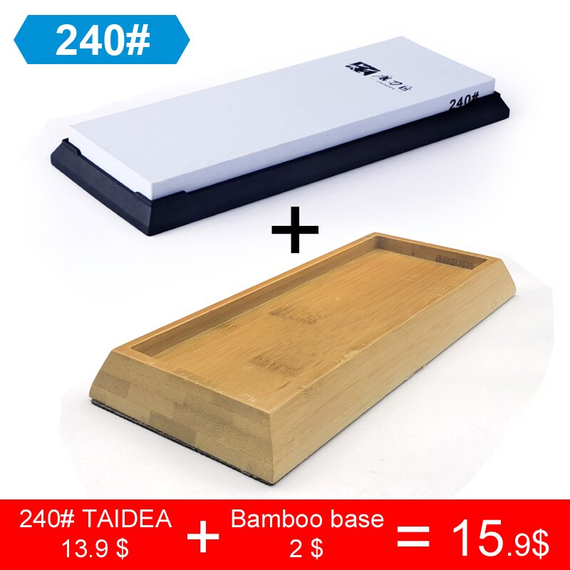 TAIDEA Sharpening stone Whetstone Base Fast sharpening knife Bamboo base Kitchen Gringer tool 240-3000#