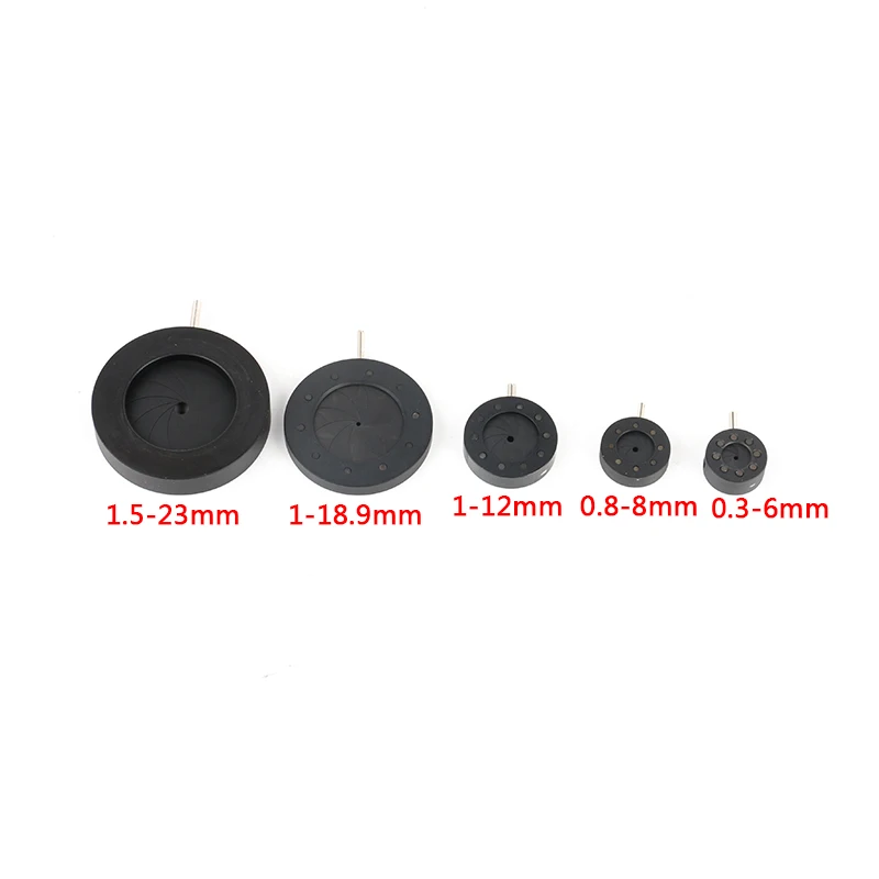 verstärkend Durchmesser 1-12mm Zoomen Optische Iris Membran Blende Kondensator 12 Klingen Für Digital Kamera Mikroskop Adapter