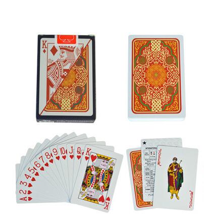 Carte da gioco in PVC impermeabile e solitario poker solitario black jack carte da gioco in plastica poker gioco da tavolo carta da gioco regalo creativo: 6828 red pvc