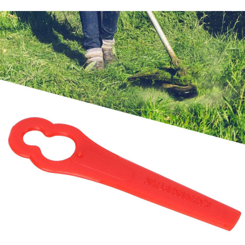 100Pieces Polycut Trimmer Head Blades Replacement Poly Cut Blades Nylon Trimmer Blade Compatible with Stihl 20-3 Replaces