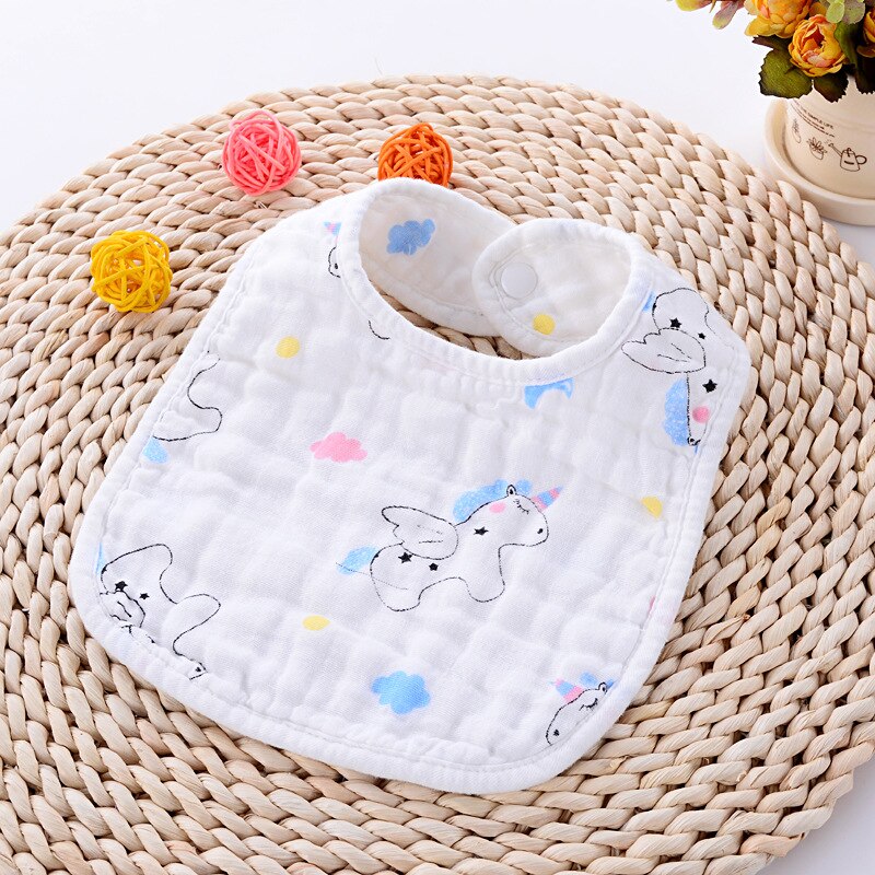 Bomull bandana haklappar baby babador matning smock spädbarn rapa trasor muslin saliv handduk baby äta tillbehör mjuk baby grejer: Häst