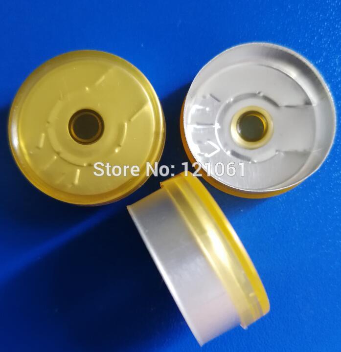 20mm Kunststoff-Aluminium kappe, 20 teile/los, Alle Arten Von Farbigen Kappen, pharma kappen, kunststoff-Aluminium Spitzen für crimpen glas fläschchen