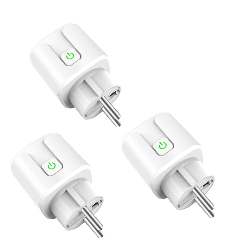 WIFI Smart Plug 16A EU WiFi Socket With Timing Control Smart Life Compatible Alexa Google Home Mini Voice Intelligent Control: 3pcs